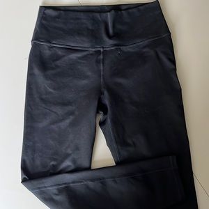 Fabletics powerhold black leggings size medium 24” length